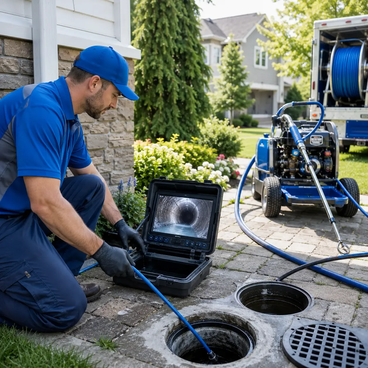 Outdoor drain cleaning professionals serving De Witt, IA